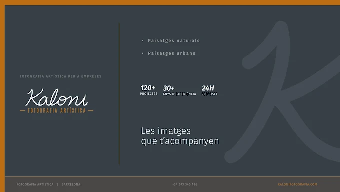 KALONI FOTOGRAFIA I DISSENY GRAFIC